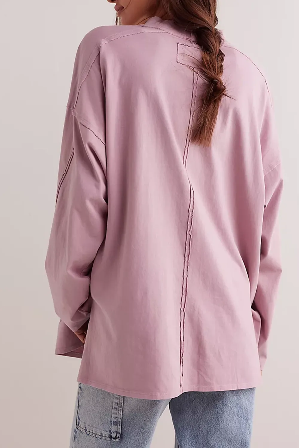 Oversized Crew Neck Sweatshirt