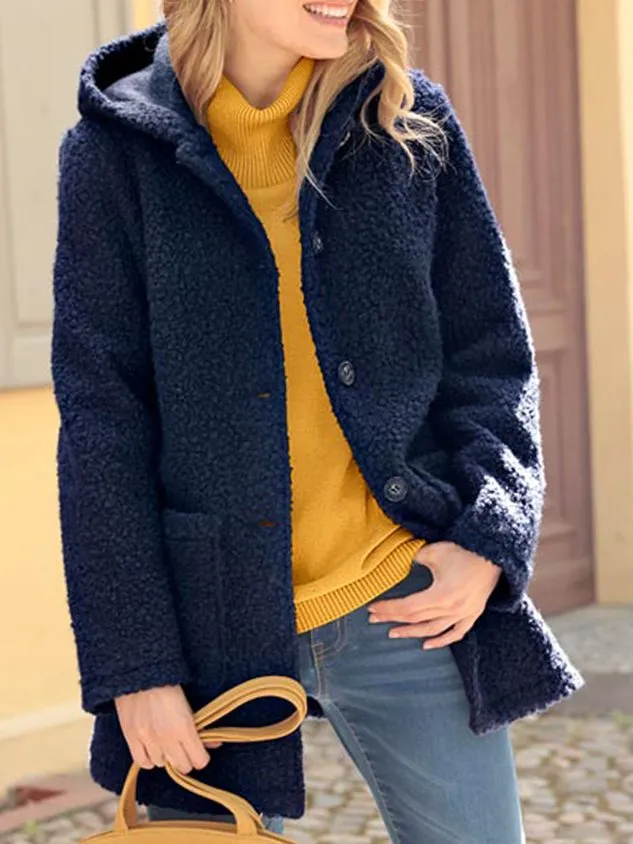 Hoodie Loose Casual Teddy Jacket