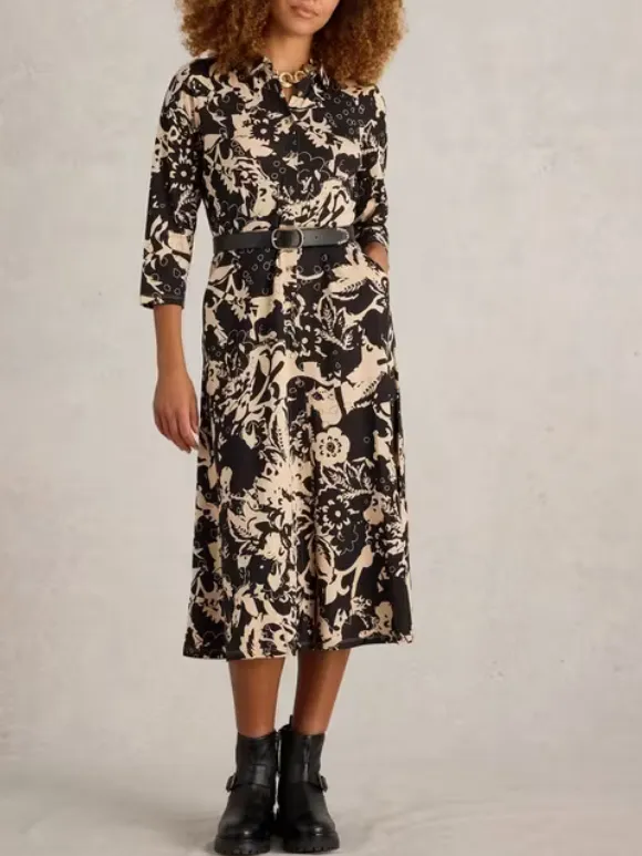 Maxi Jersey Shirt Dress