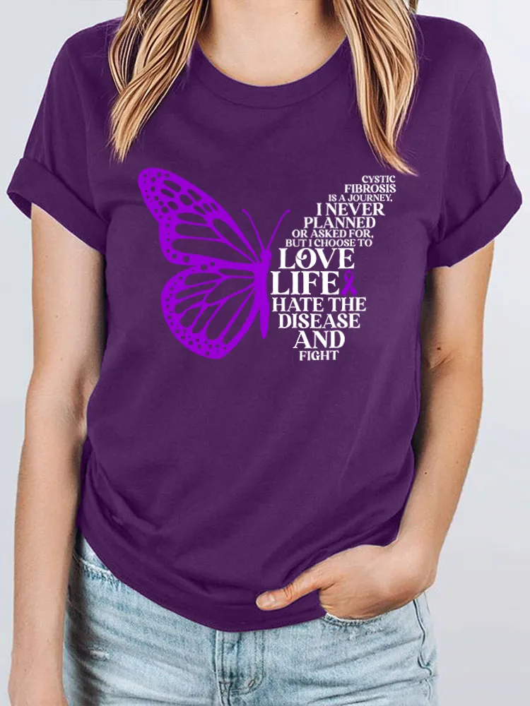Women's I Will Remember For You Dementia Alzheimer's Disease Awareness Print T-Shirt