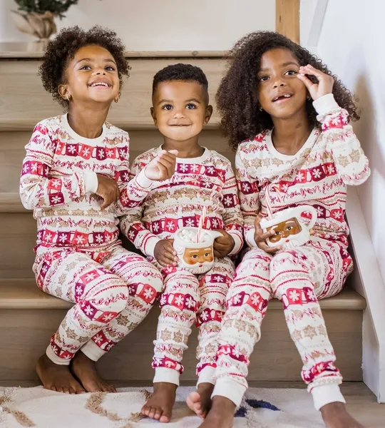 Home Sweet Home Organic Cotton Matching Family Pajamas