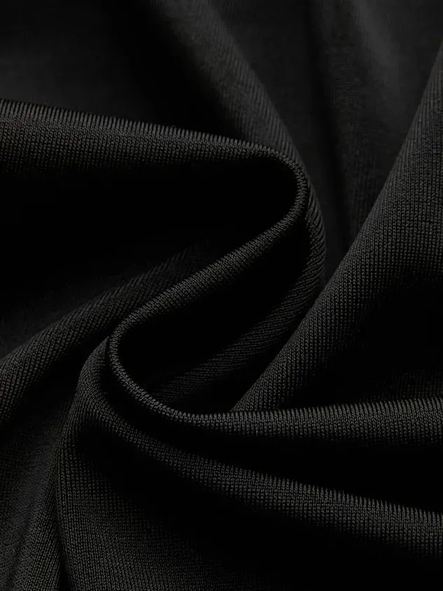 Simple Plain Printing Scoop Neck Tankinis Two-Piece Set