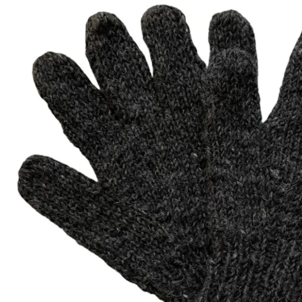STRETCH PLAIN WOOL GLOVES