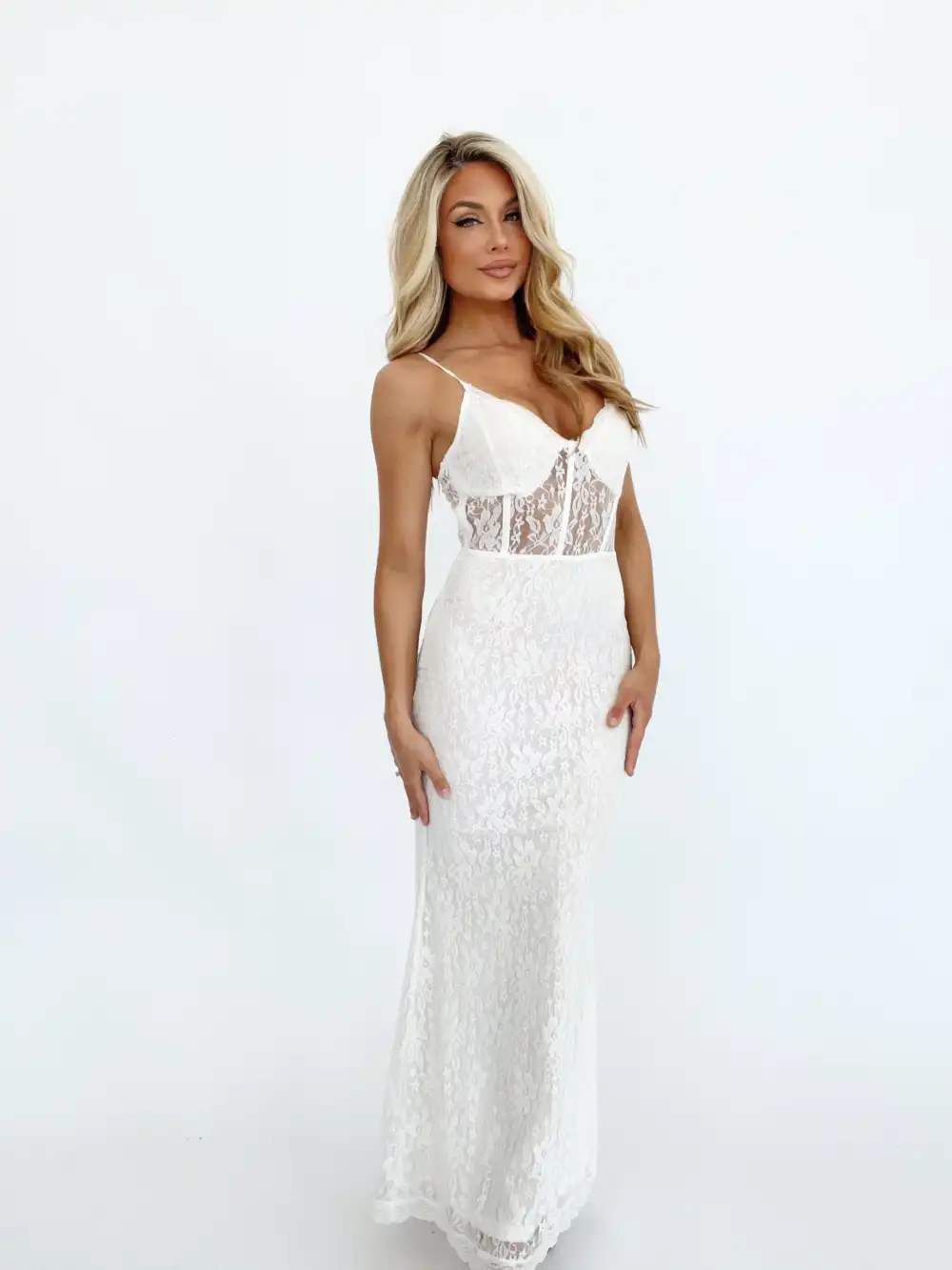 Laced In Love Maxi Dress