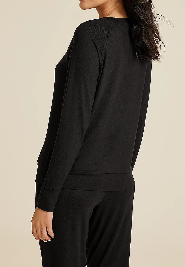 Slight Stretch Lounge Top