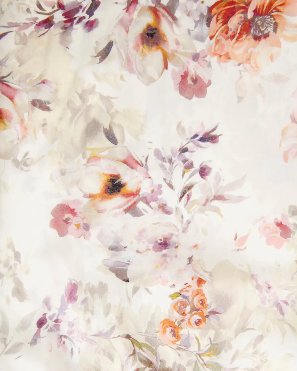 Romantic Floral Print Bell Sleeve Blouse