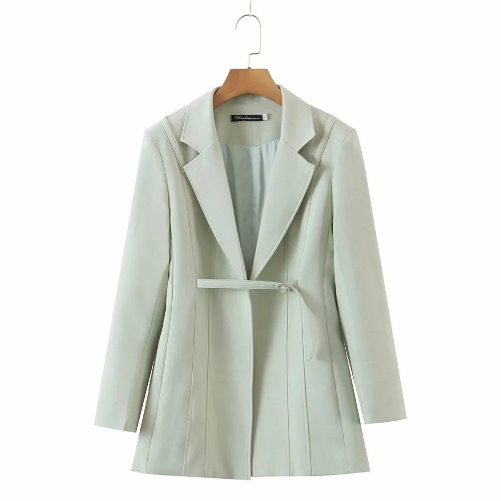 Lace-Up Open Set Jacket