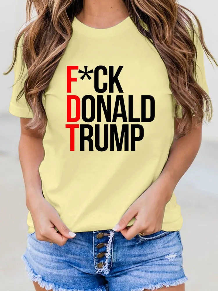 FTD Apparel Men'S F*Ck Donald Trump FDT T Shirt