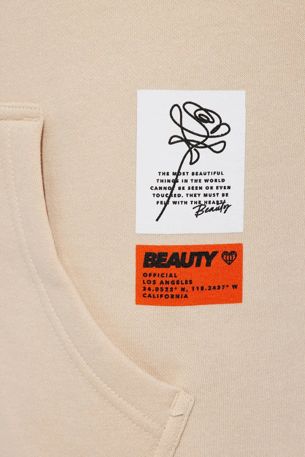 Twin Flame Hoodie - Beige