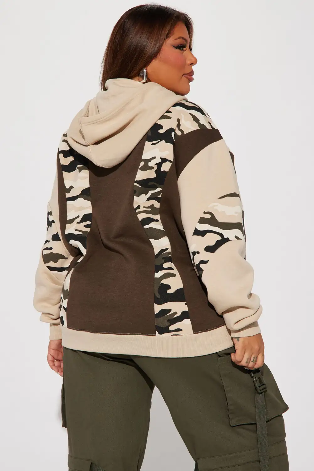 Bulls Camo Hoodie - Brown/combo