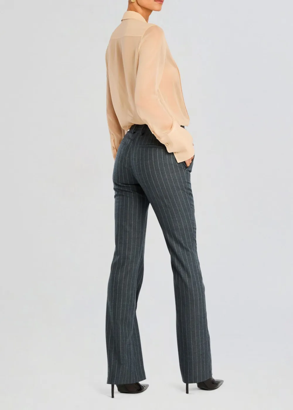 Flared Striped Pant