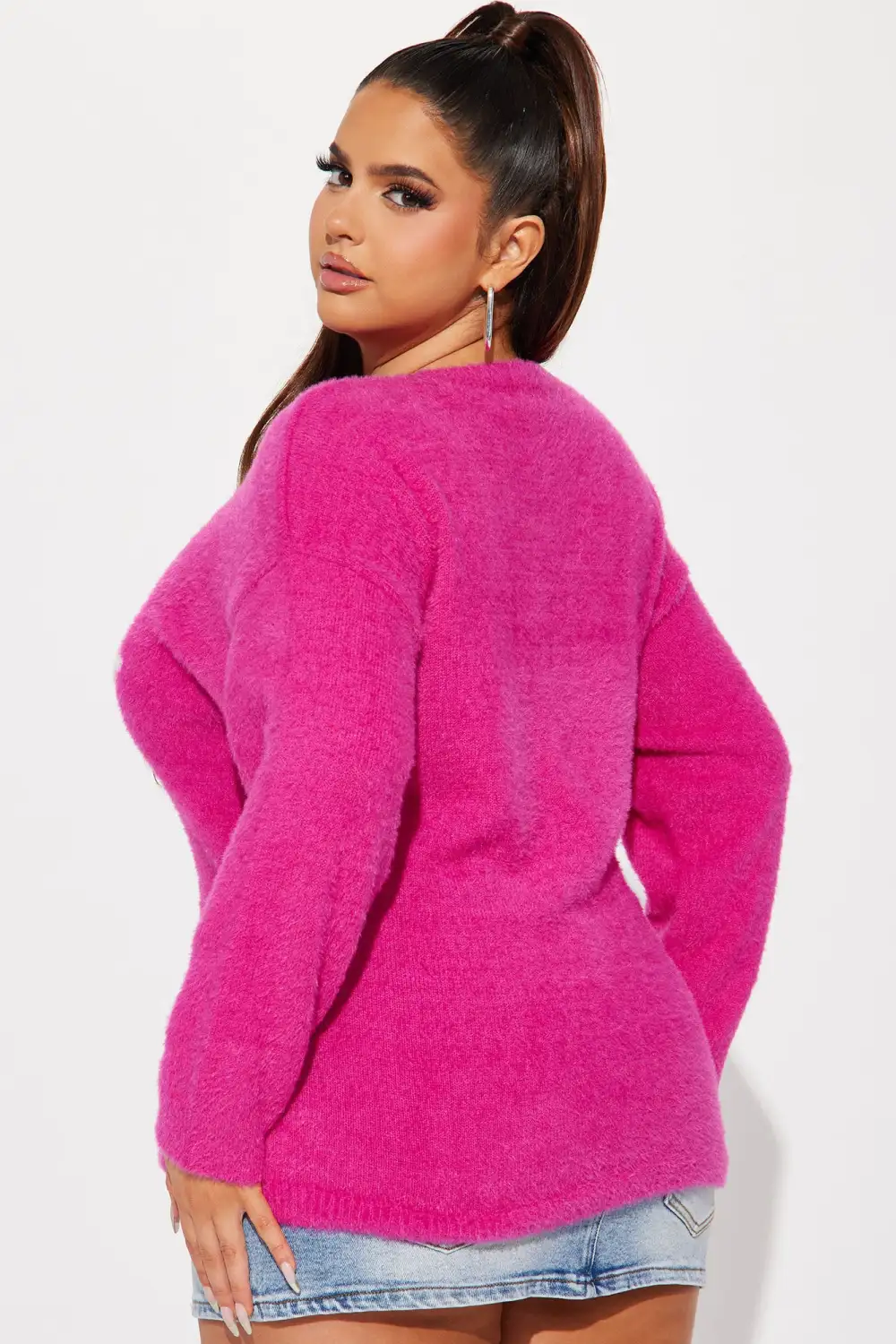 Midnight Star Sweater - Pink/combo