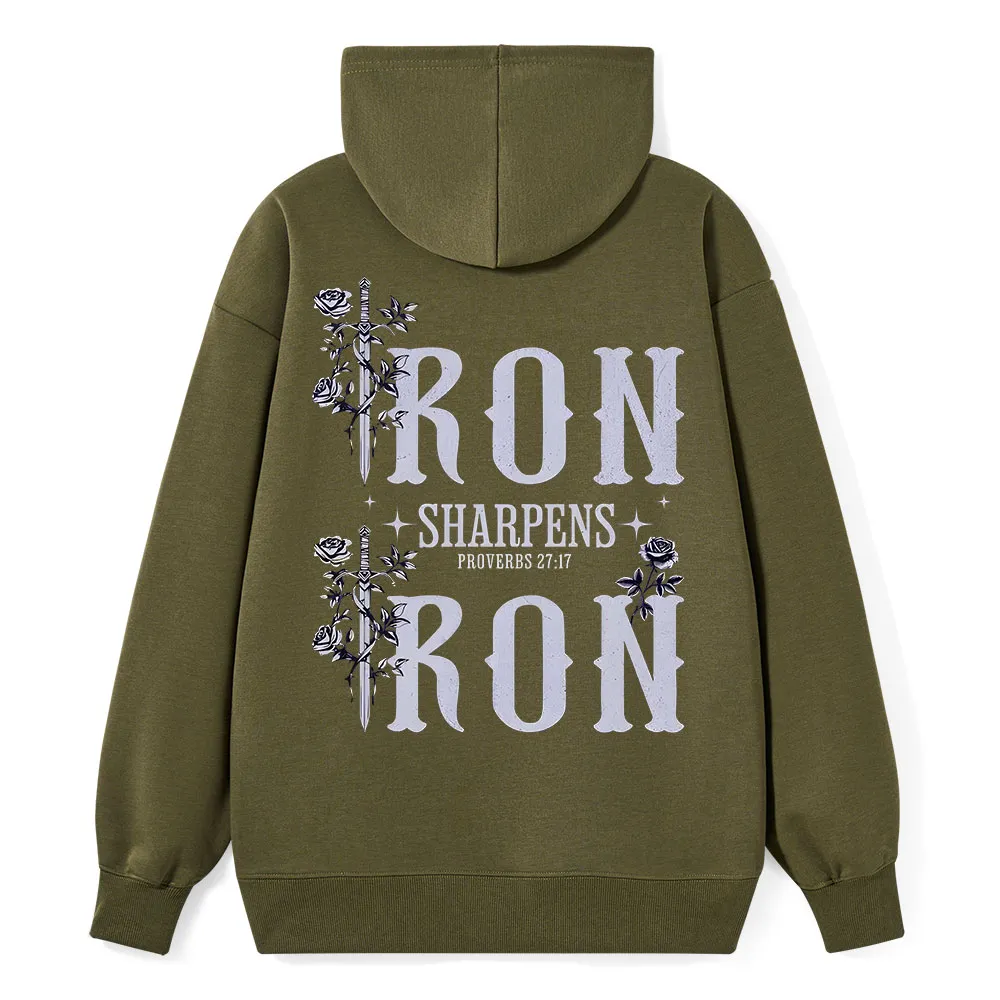 IRon Sharpens Classic Christian Hoodie