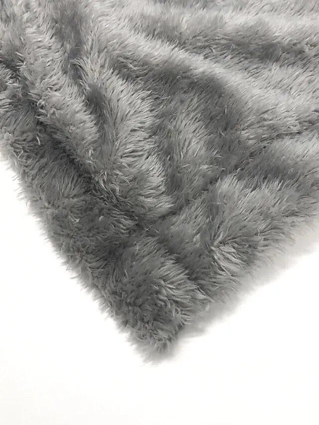 Women's Pajamas Bathrobe Robes Gown Pure Color Warm Plush Comfort Home Daily Bed Polyester Breathable Hoodie Long Sleeve Pocket Fall Winter Red Lavender