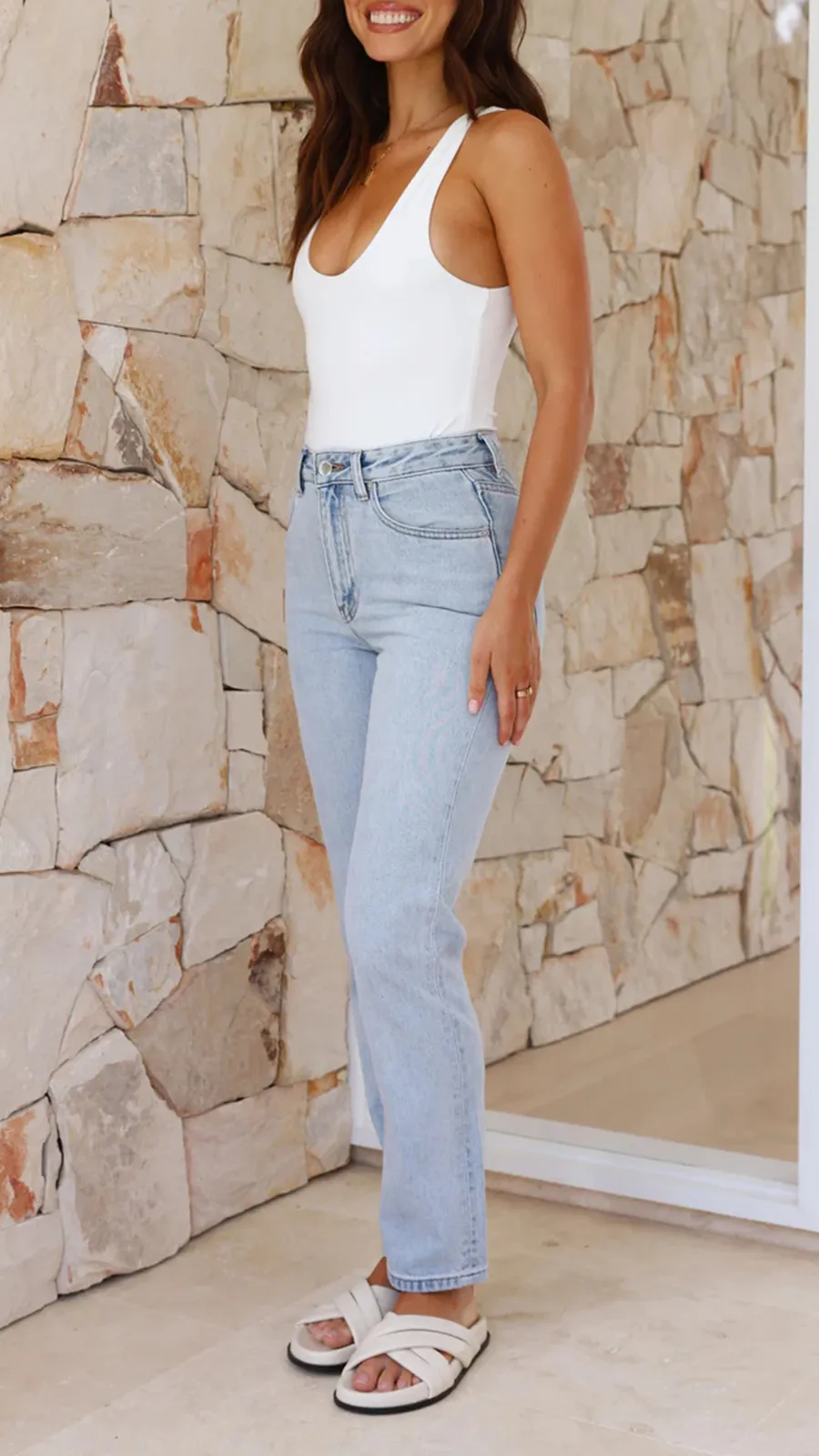 Organic Straight Leg Jeans