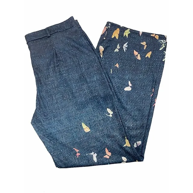 Women's Jeans Bootcut Wide Leg Full Length Faux Denim Side Pockets Wide Leg High Elasticity Mid Waist Fashion Casual Weekend 1 2 S M