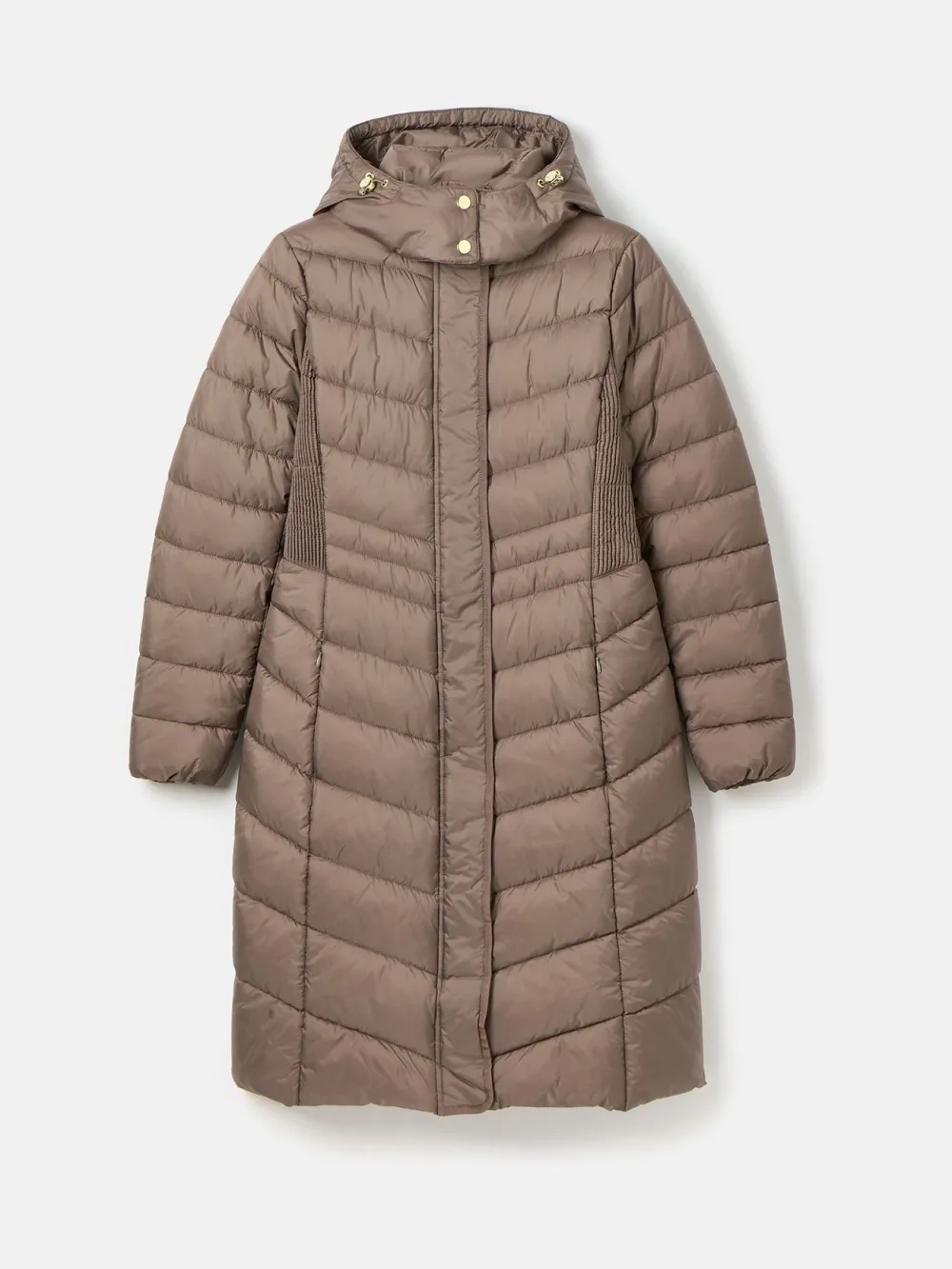Neutral Showerproof Longline Padded Coat