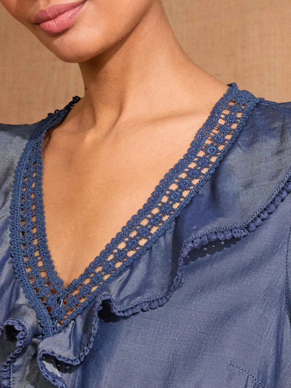 Lady Elegant Slimming V-Neck Floral Dress