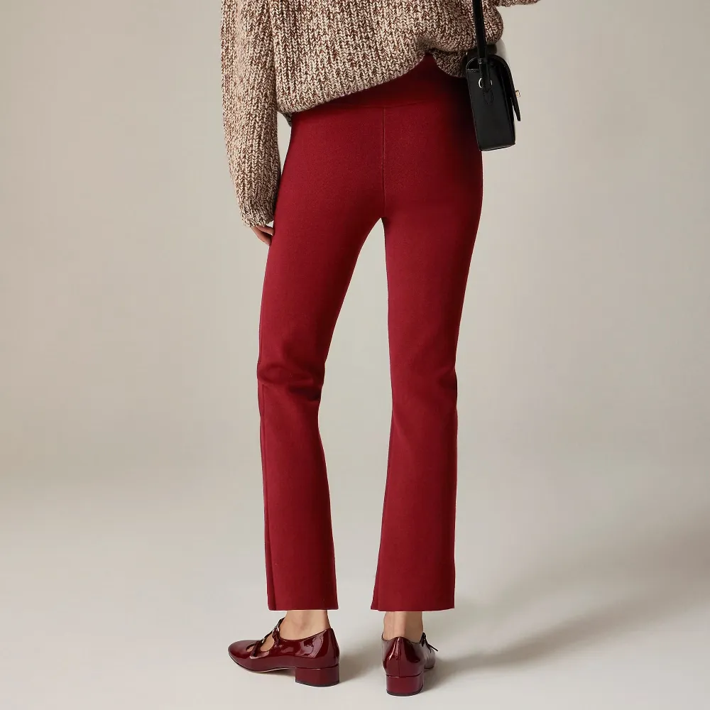 Stratus pant in textured satin