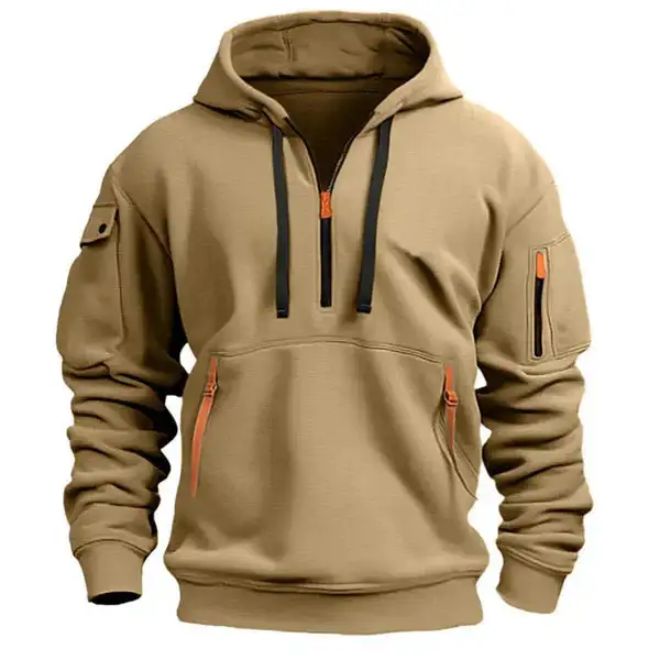 LEON | ENHANCED ZIP-UP SWEATSHIRT