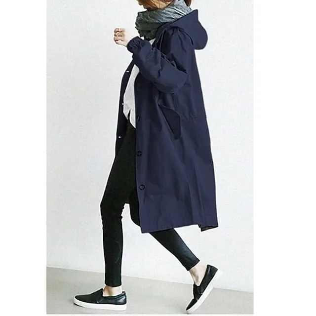 Women's Hiking Jacket Hiking Windbreaker Winter Outdoor Windproof Breathable Quick Dry Lightweight Outerwear Coat Top Climbing Camping / Hiking / Caving Traveling Lake blue Black Pink Army Green Red