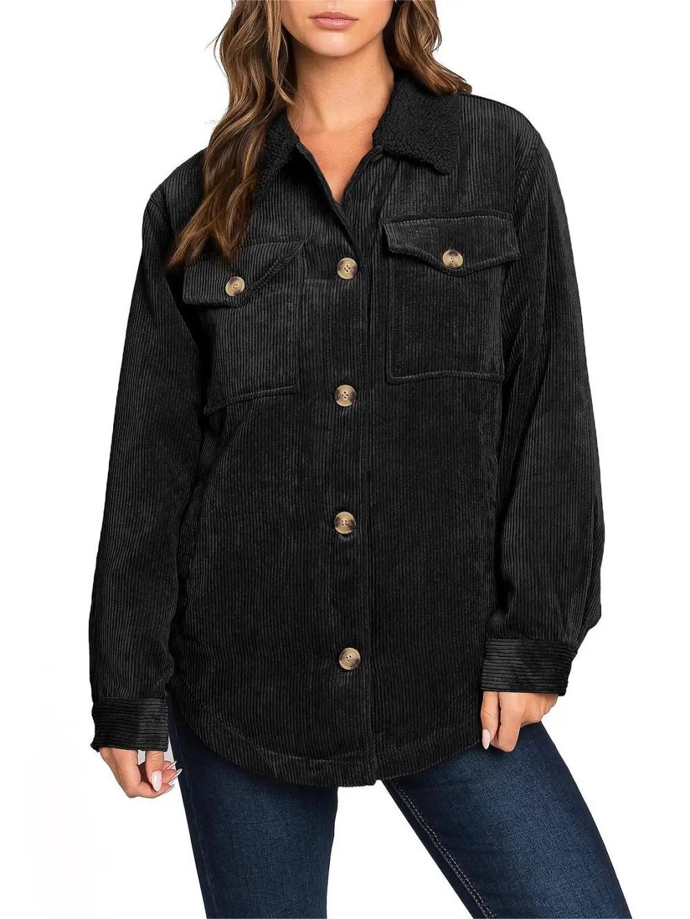 Casual Corduroy Shaket