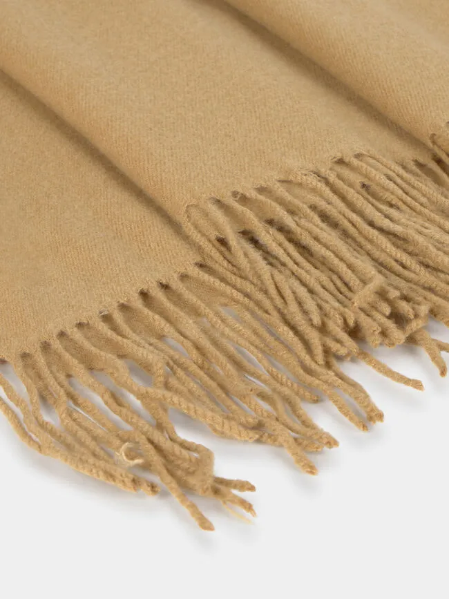 SOLID BASIC TASSEL SCARF