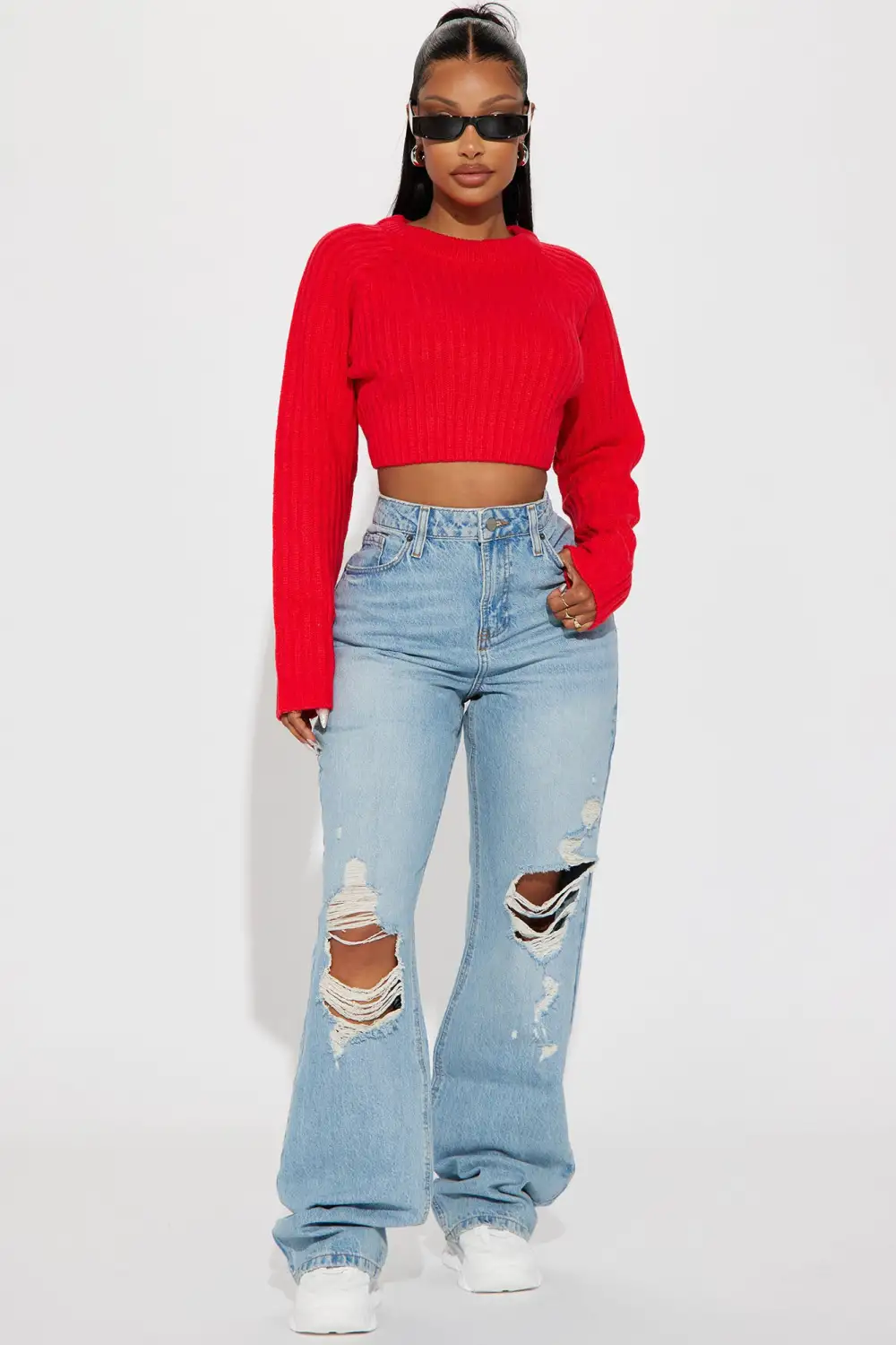 The Ultimate Staple Sweater - Red