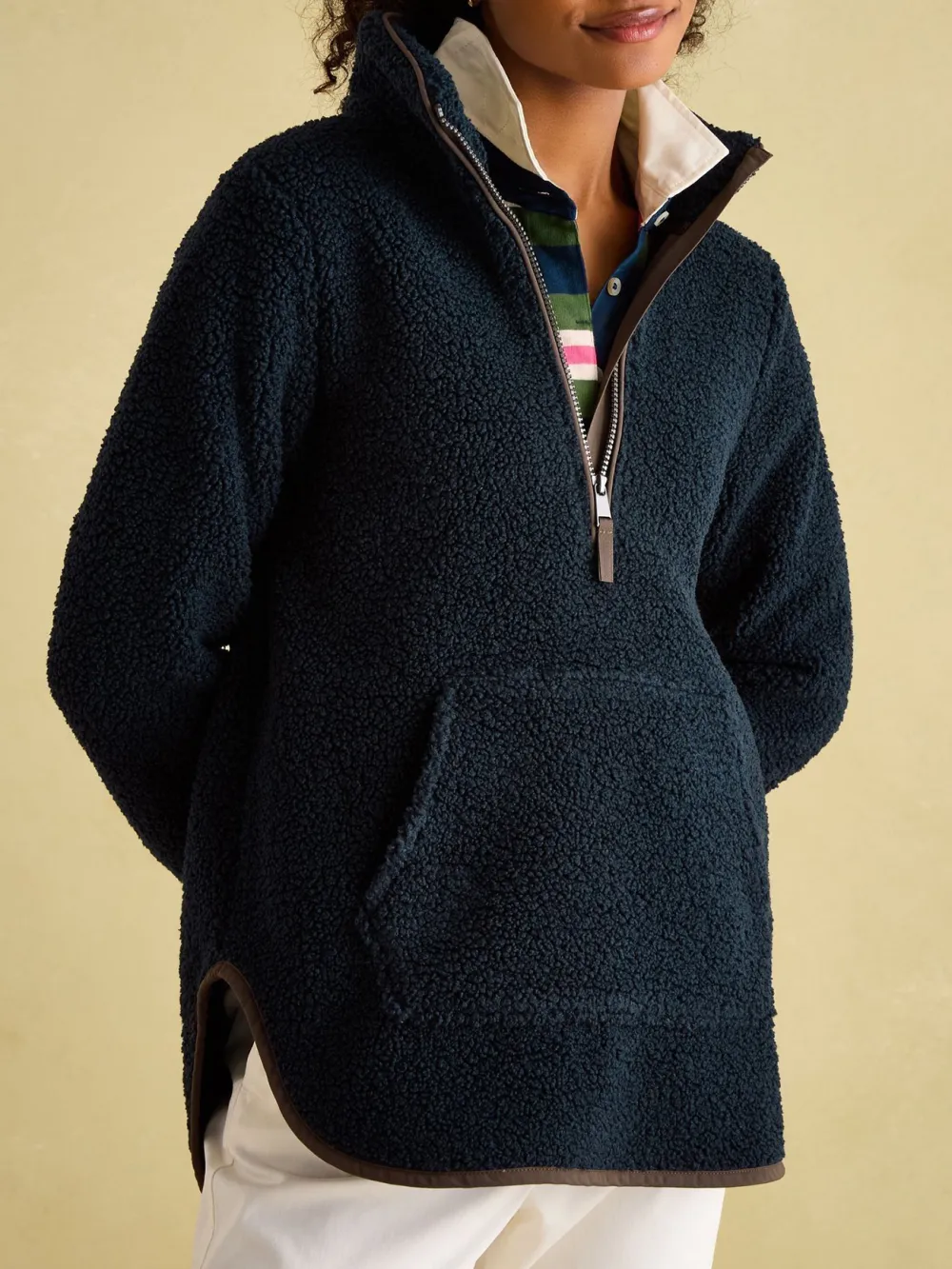 Navy Quarter Zip Fleece