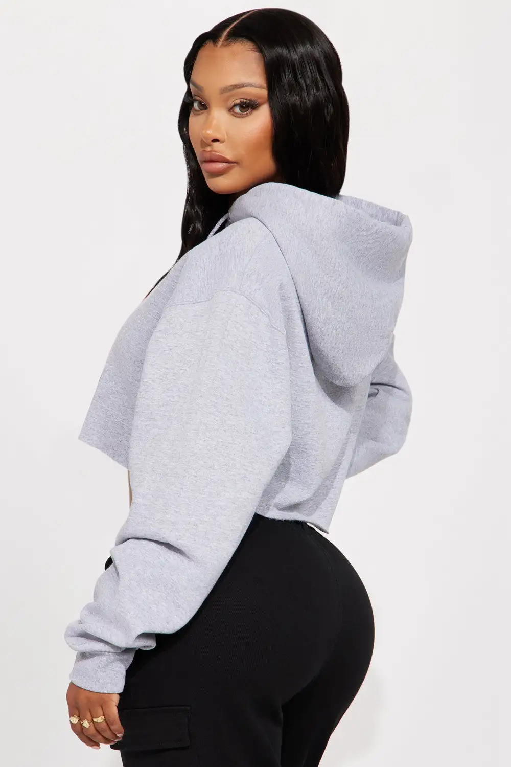 Boyz N The Hood Raw Hem Hoodie - Heathered Grey