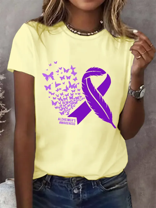 Alzheimer'S Awareness Purple Alzheimers T-Shirt