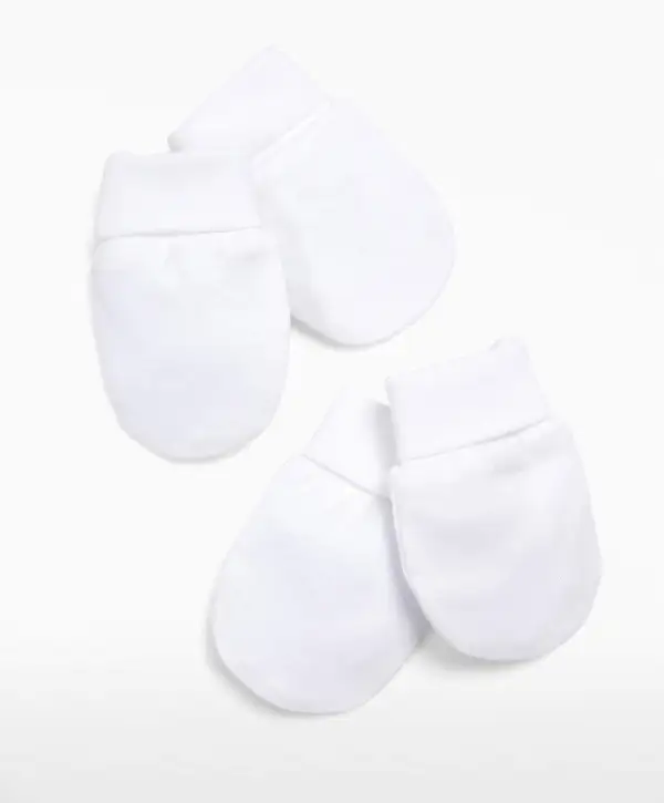 White Scratch Mitts - 2 Pack