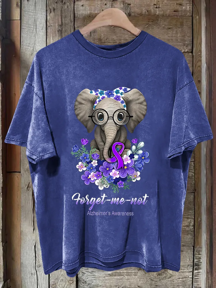 Men'S Forget Me Not Alzheimer'S Aweareness T-Shirt