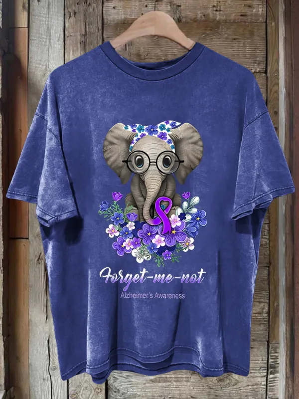 Men'S Forget Me Not Alzheimer'S Aweareness T-Shirt
