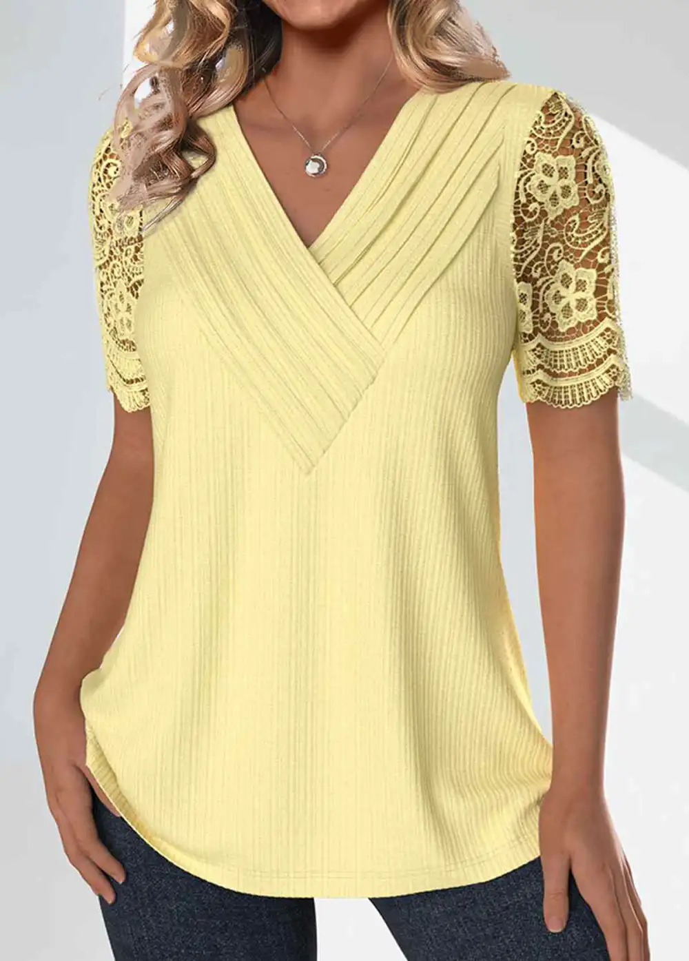 Light Yellow T Shirt