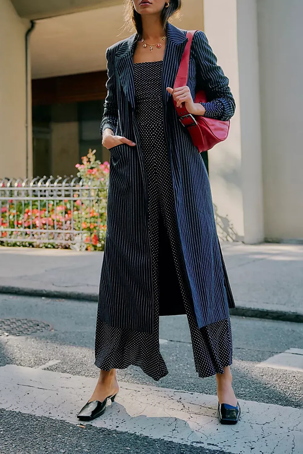 Long Sleeve Wide Leg Jumpsuit