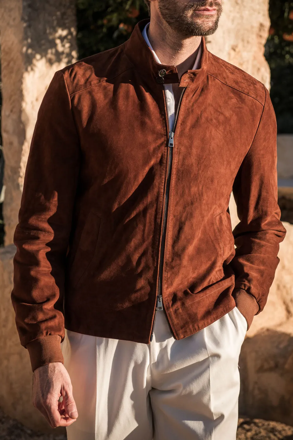 Rusty Soft Suede Jacket