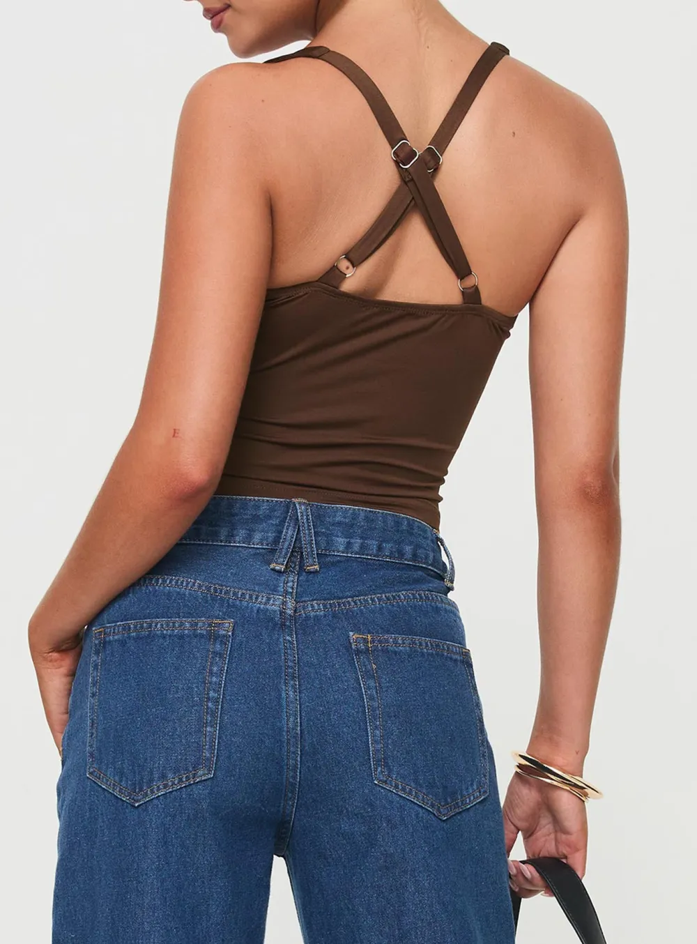 Ruched Front Red Crop Top