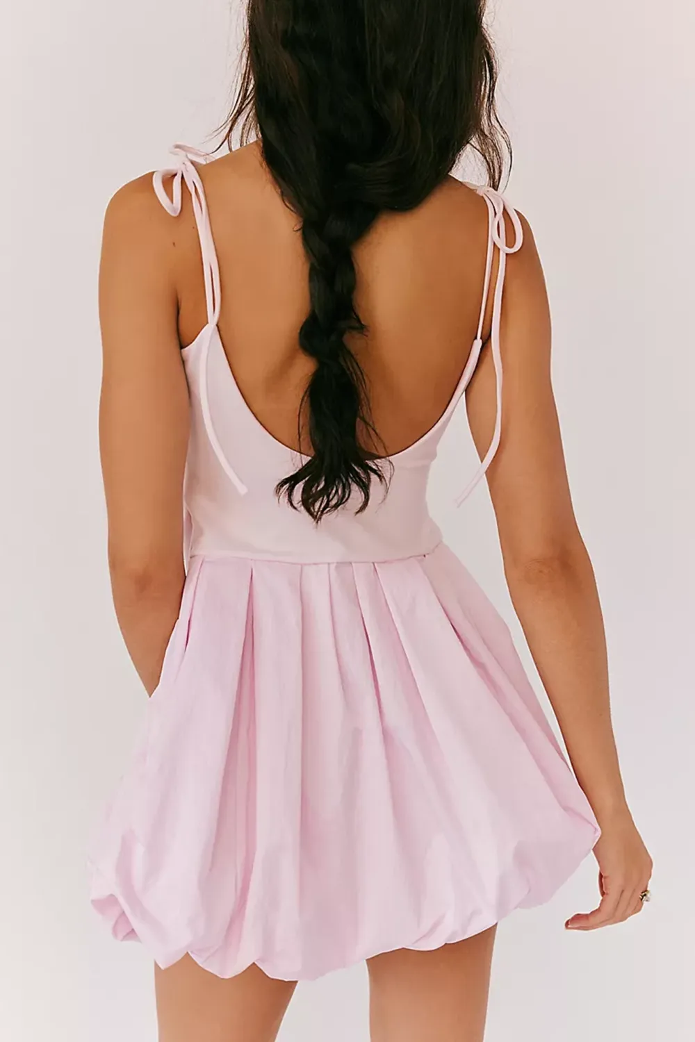 Strapless Corset Waist Mini Dress