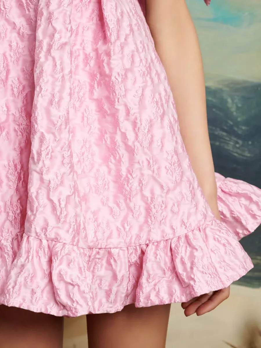 Classics Jacquard Bow Dress