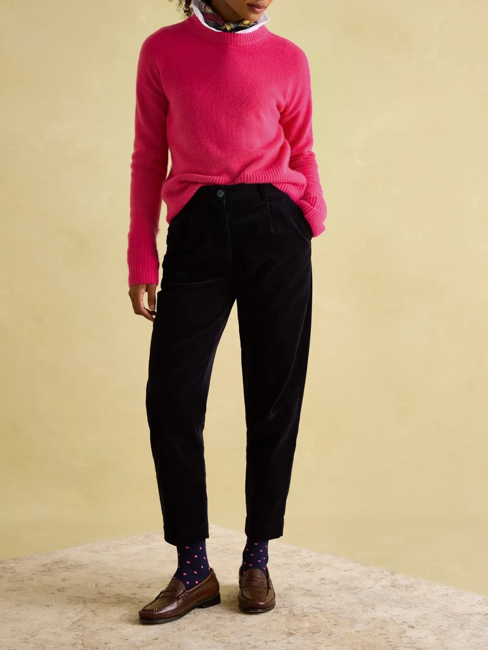 Red 100% Cashmere Jumper