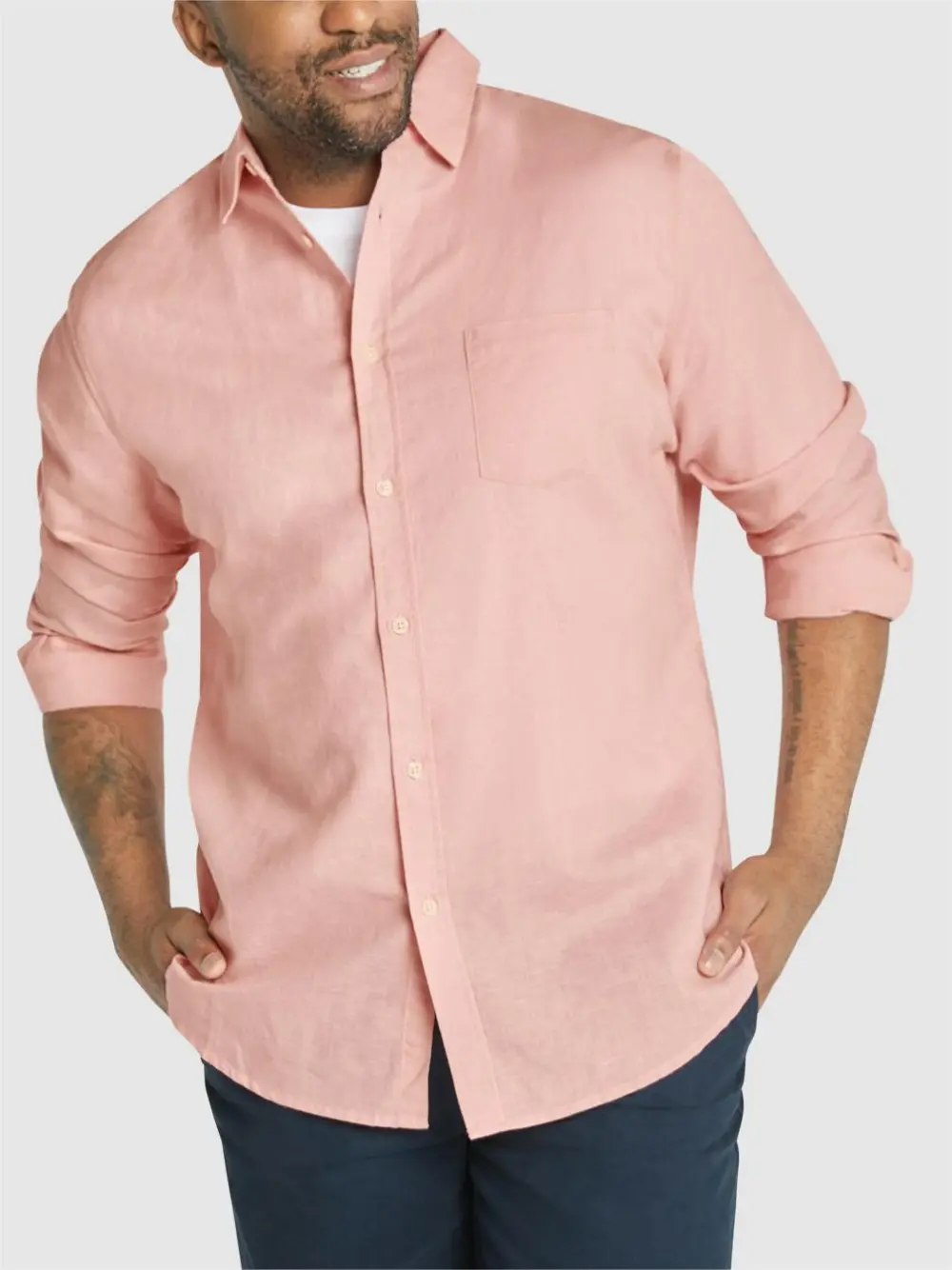 LINEN LONG SLEEVE SHIRT