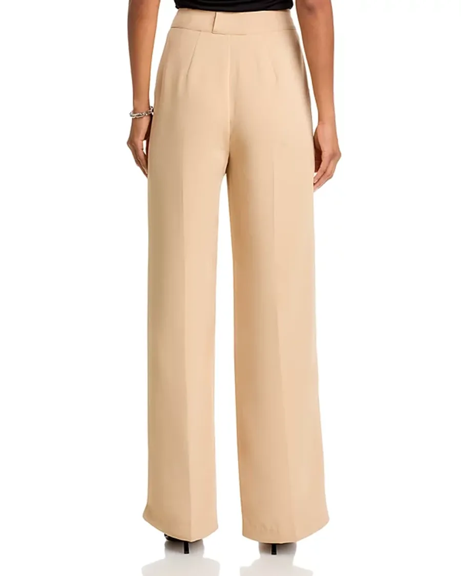 Side Slit Pockets Wide Leg Pants