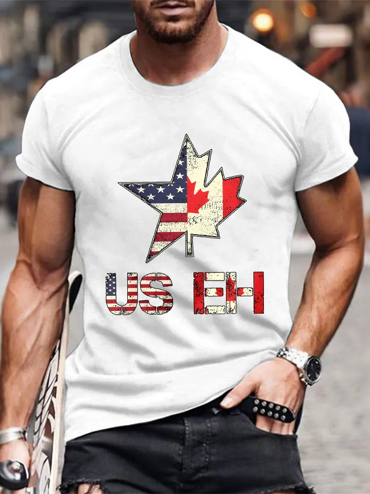 Men'S We Are Canada Strong We Will Never Yield To Tru.p T-Shirt