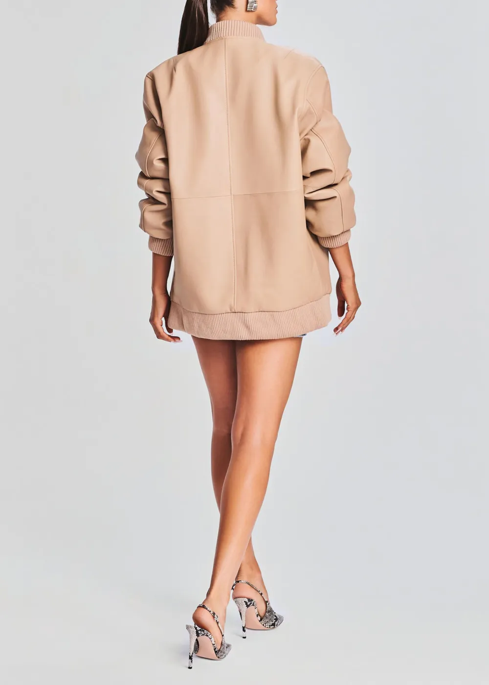 Casual Style Leather Jacket