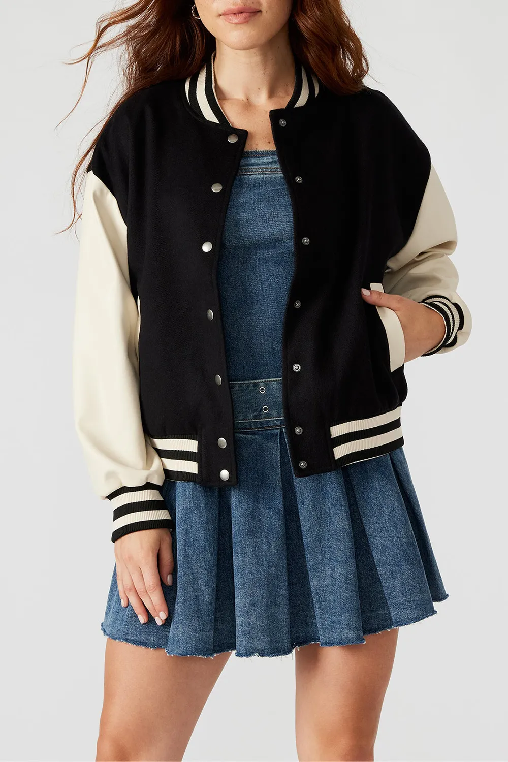 VARSITY JACKET BLACK