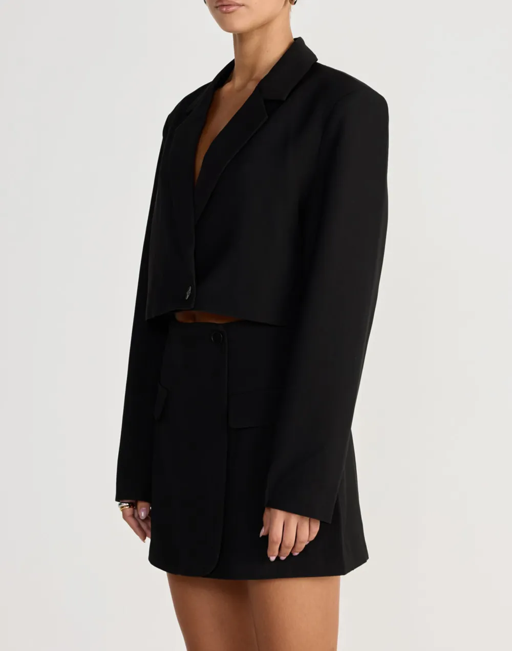 Cropped Business Casual Blazer