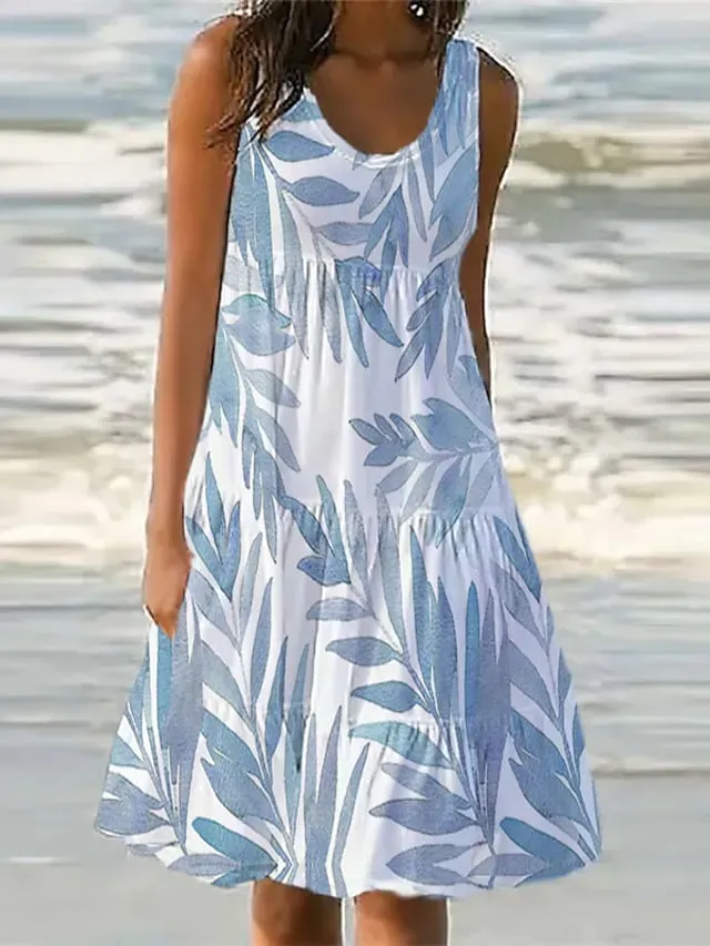 Women's White Dress Sundress Midi Dress Black And White Light Pink Green Sleeveless Pure Color Ruched Spring Summer Crew Neck Basic Boom Sale Dress S M L XL XXL 3XL 4XL 5XL