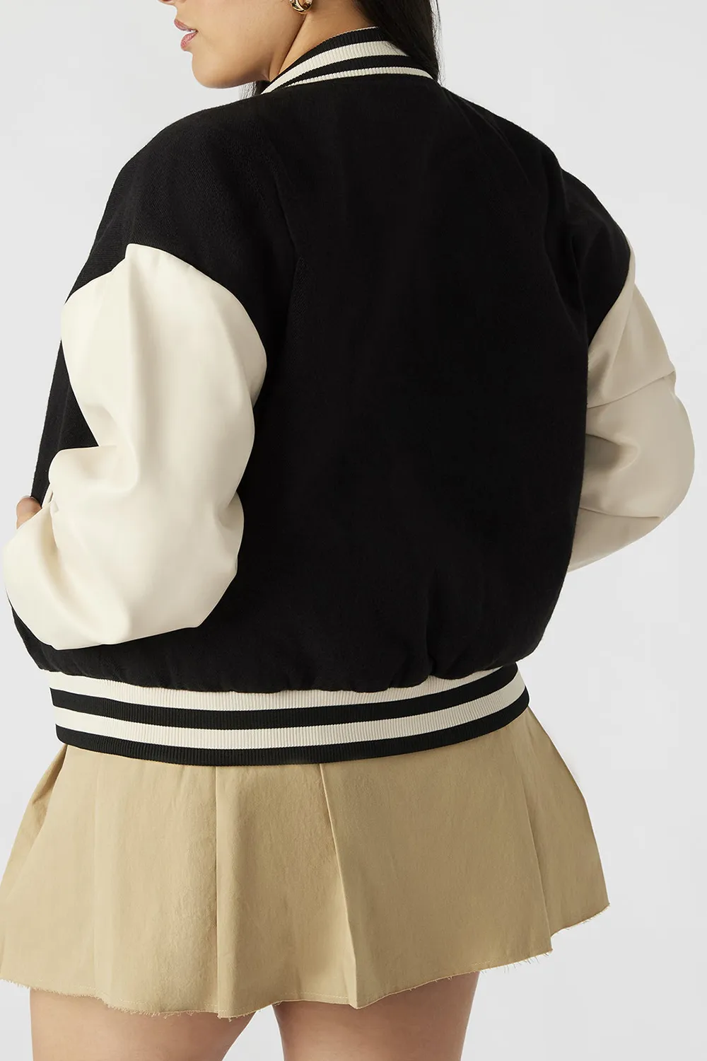 VARSITY JACKET BLACK