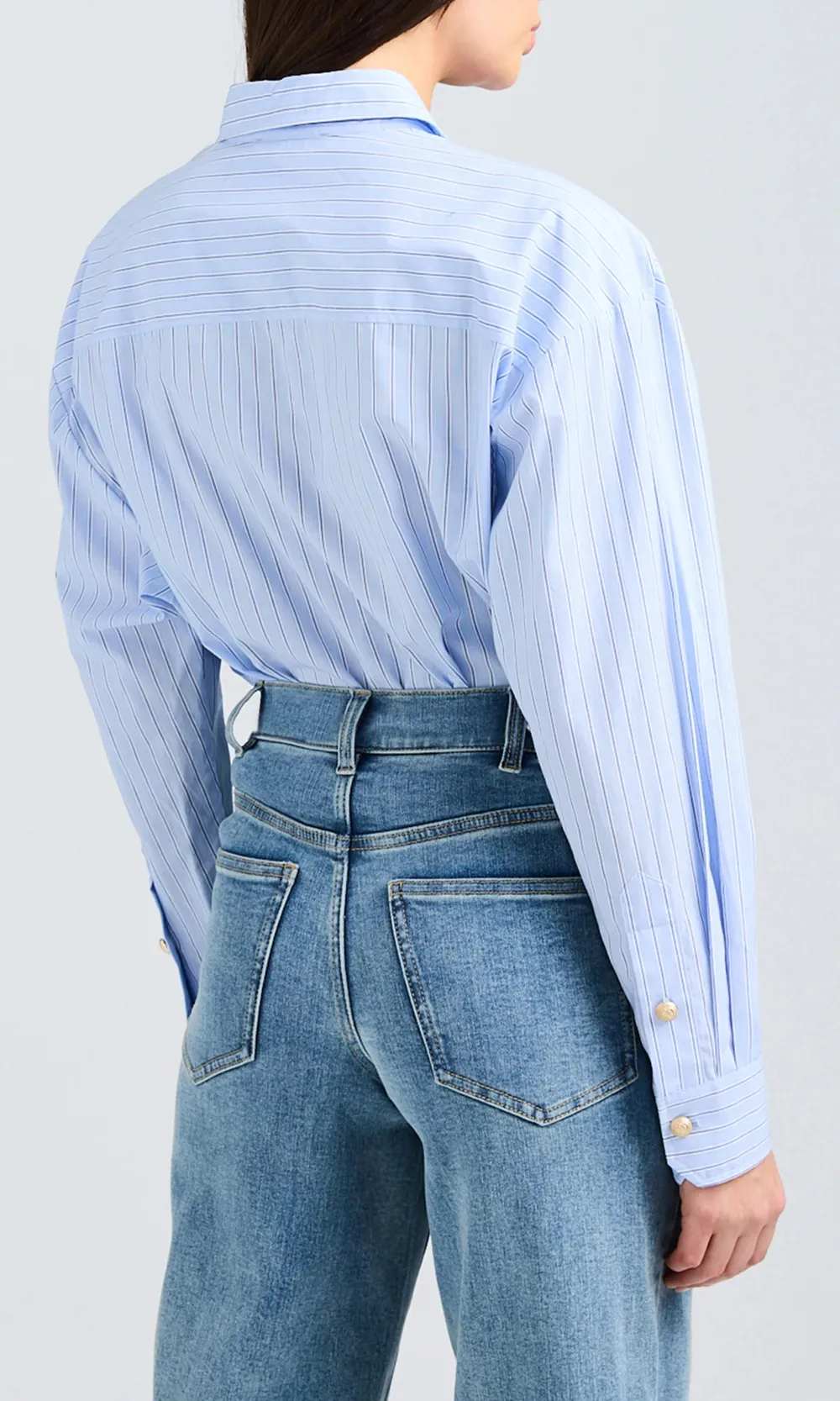 Pinstripe Button Up Shirt